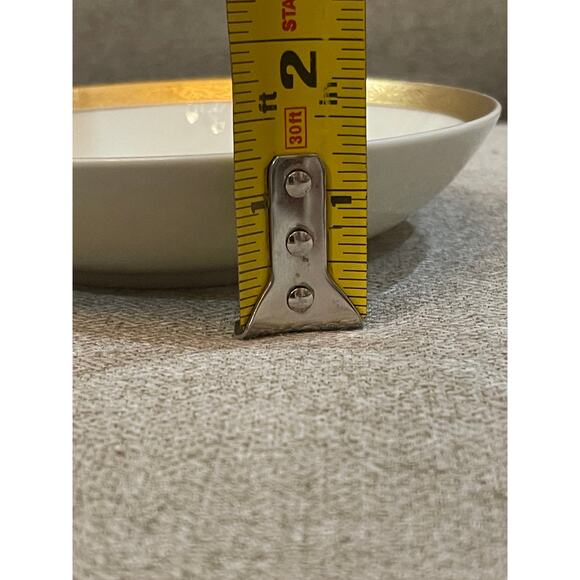 Set of 2 Mikasa Ivory China Colony Gold 5.5 Inch Round Fruit Bowls - Picture 8 of 9